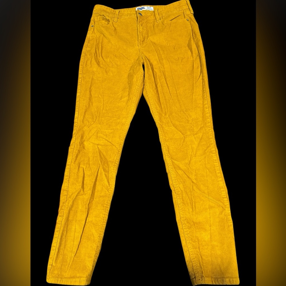 Woman’s corduroy rockstar super skinny high-rise pants